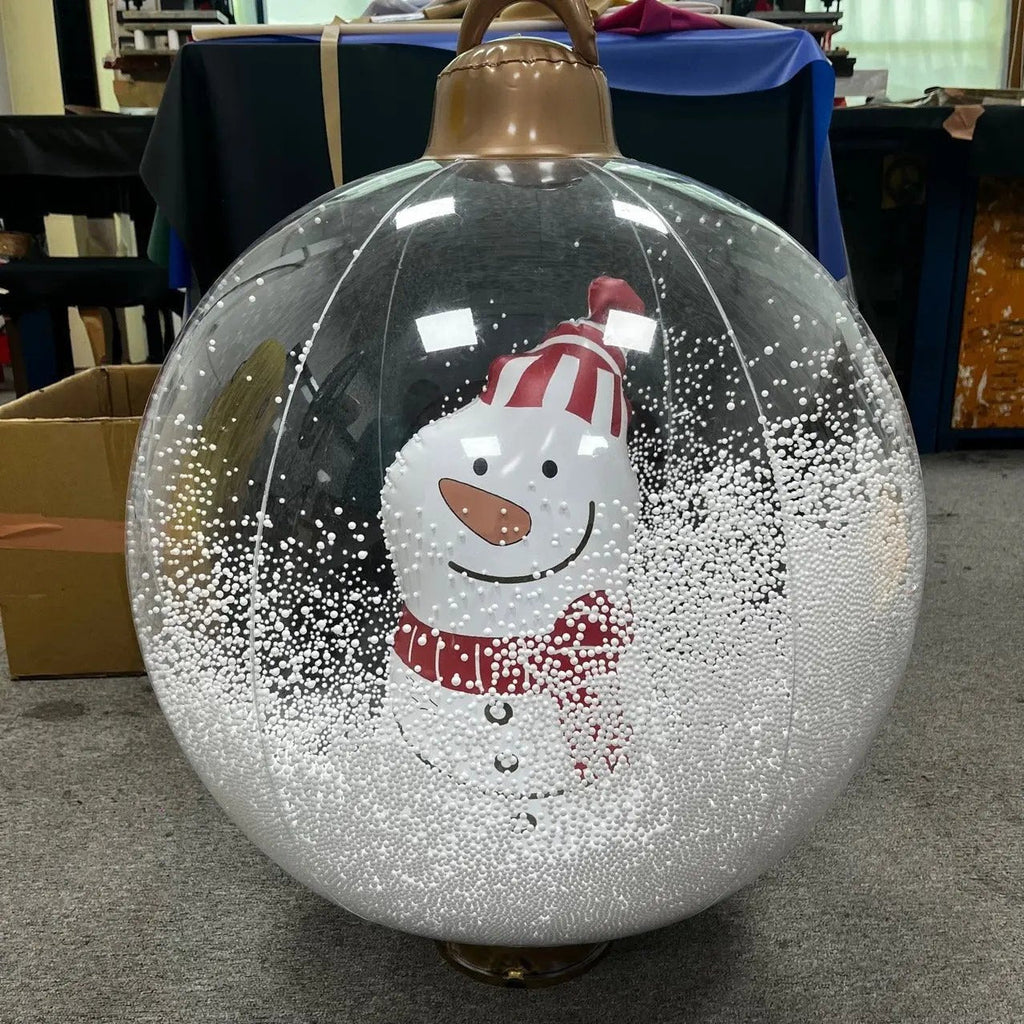 Inflatable Holiday Ball with Light — Operated via Remote Control